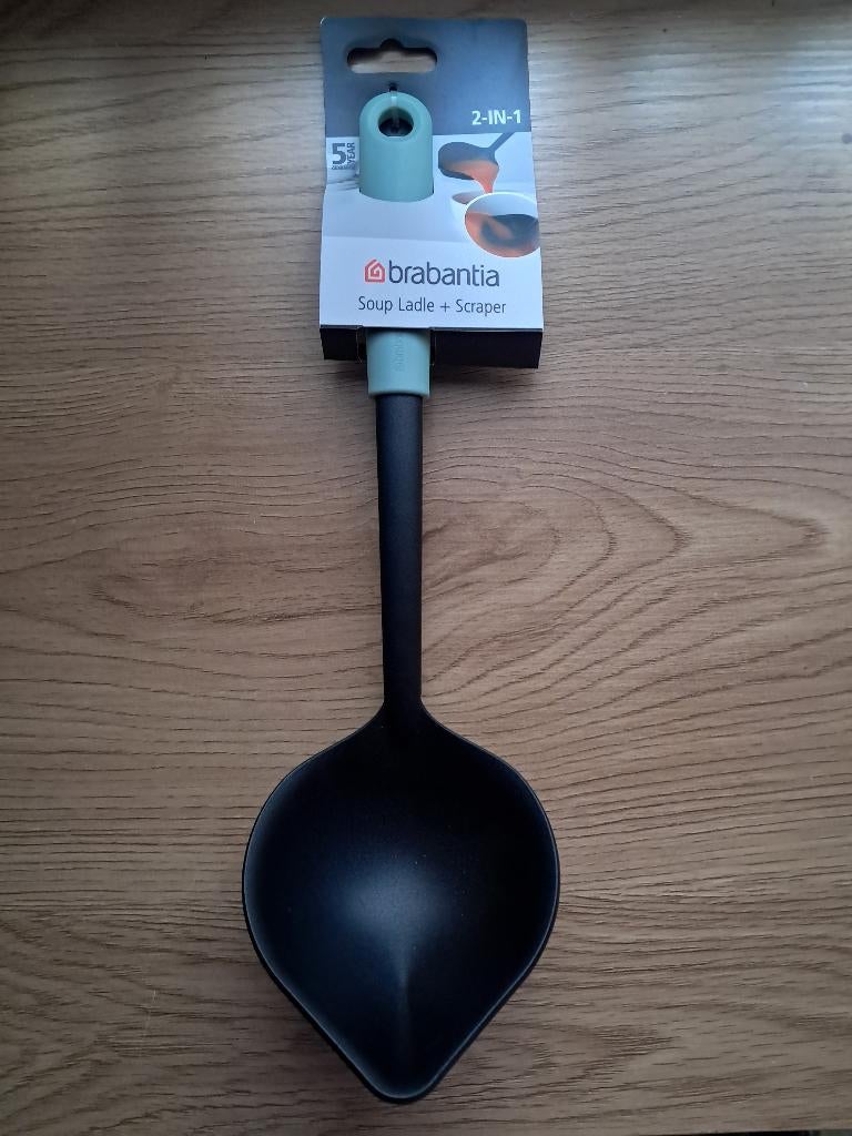 Louche à soupe + racloir Brabantia, Maison & Meubles, Enlèvement ou Envoi, Neuf