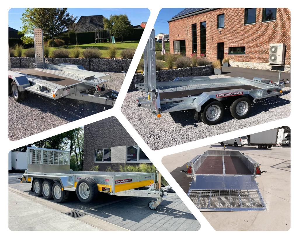 Remorque porte engin Brian James, Auto diversen, Ophalen, Nieuw
