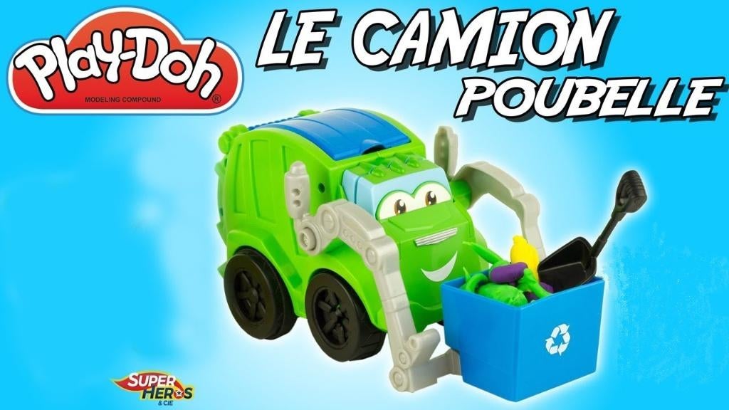 BXL  Rowdy Camion Poubelle de Hasbro (+ pates Play-Doh), Enlèvement ou Envoi, Comme neuf