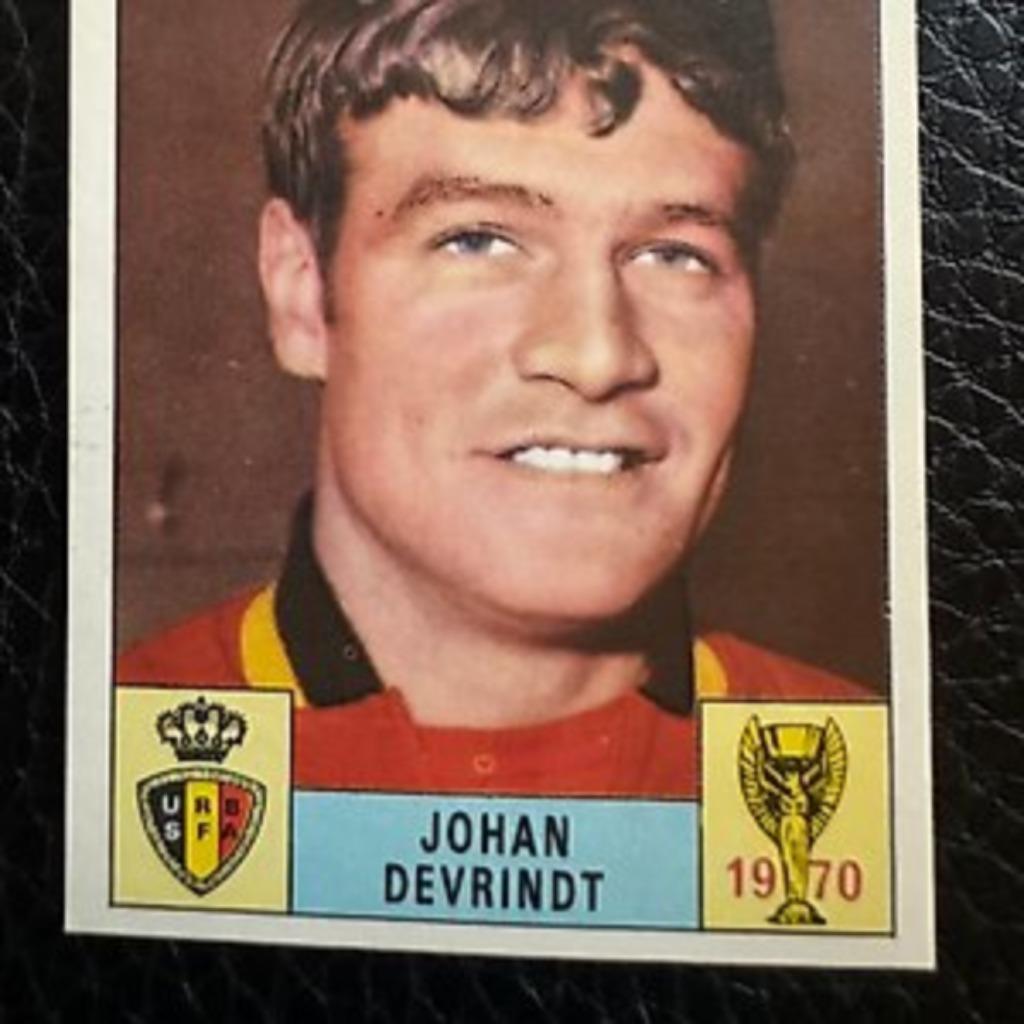 Carte de football Panini COUPE DU MONDE MEXIQUE 70 DEVRINDT, Hobby & Loisirs créatifs, Autocollants & Images, Comme neuf, Envoi