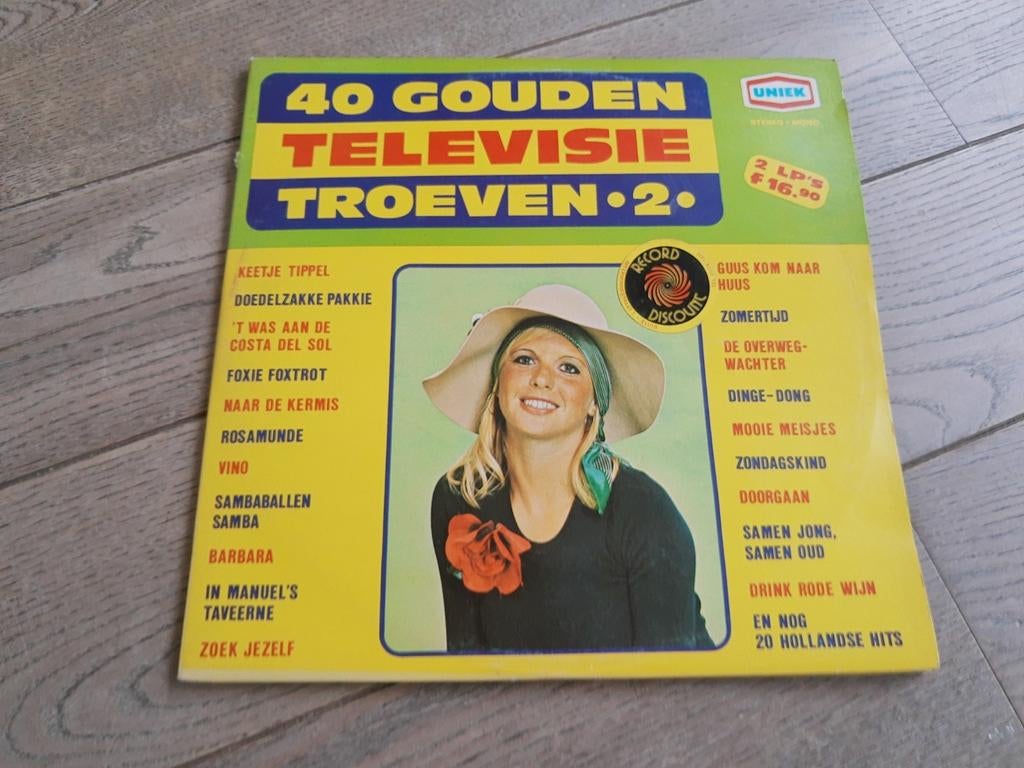 Dubbel LP - 40 gouden televisie troeven 2, Cd's en Dvd's, Ophalen of Verzenden, Zo goed als nieuw