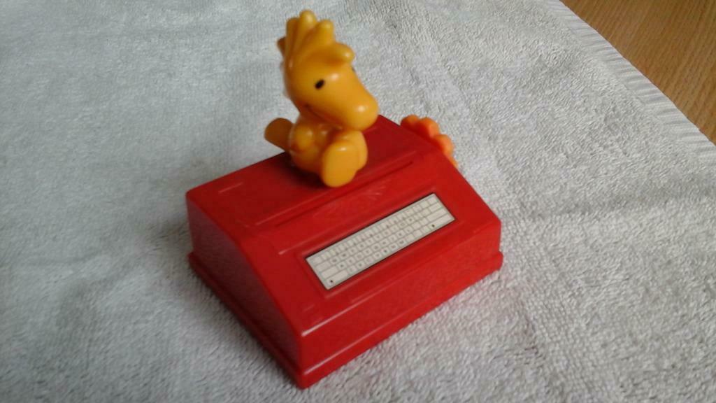 woodstock "kinderbox" 5x6cm vintage '90 speelgoedfiguur, Ophalen of Verzenden, Zo goed als nieuw, Overige typen