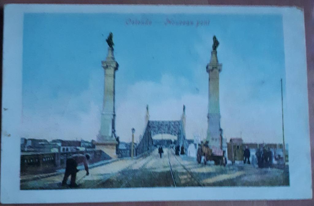 CARTE POSTALE RARE OSTEND 1907 : NOUVEAU PONT, Collections, Envoi, Avant 1920, Affranchie, Flandre Occidentale