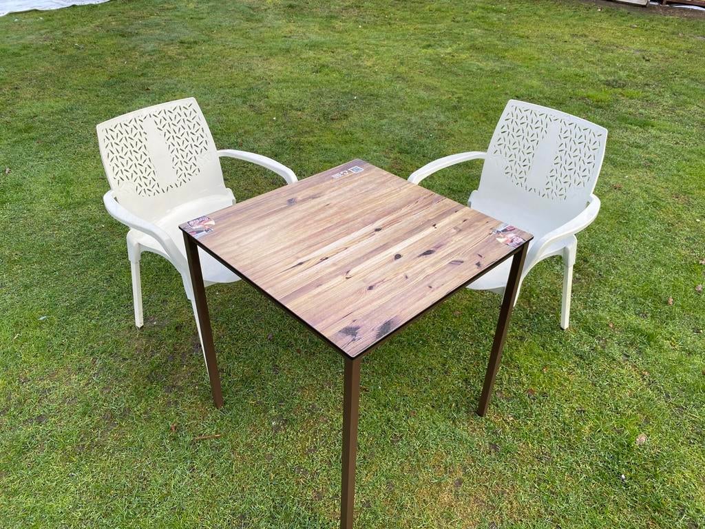 Coca cola tafel + stoelen, Tuin en Terras, Ophalen, Zo goed als nieuw