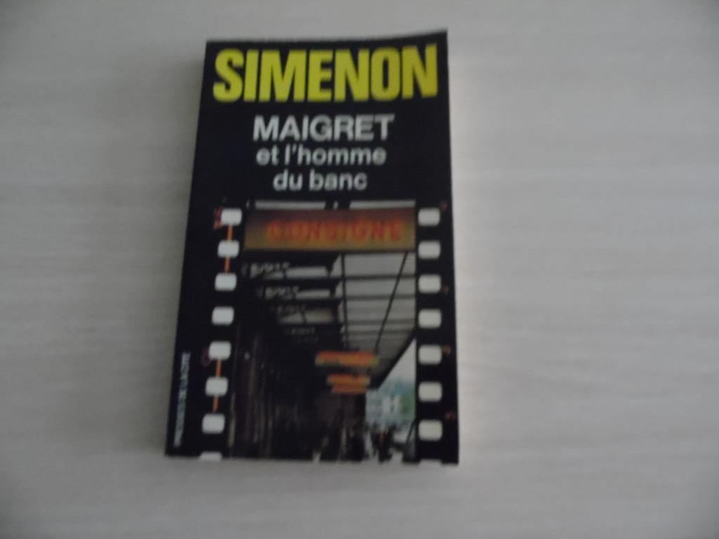 MAIGRET ET L'HOMME DU BANC      SIMENON, Ophalen of Verzenden, Zo goed als nieuw, Georges Simenon