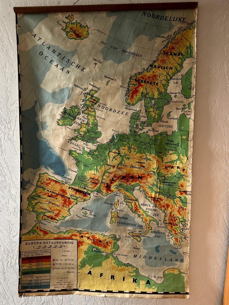 oude landkaarten, Boeken, Ophalen, Gelezen, Europa Overig, Landkaart