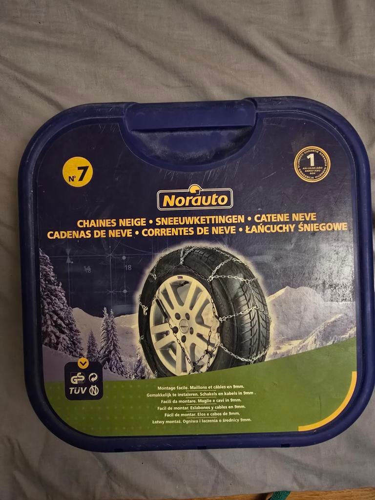 Chaînes à neige Norauto neuves, Enlèvement