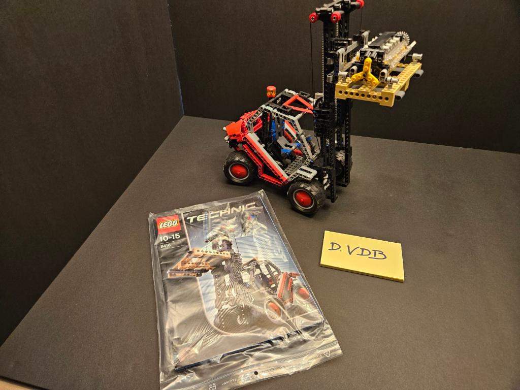 LEGO Technic 8416 Forklift heftruck in topstaat!!!, Enlèvement ou Envoi, Comme neuf, Ensemble complet, Lego