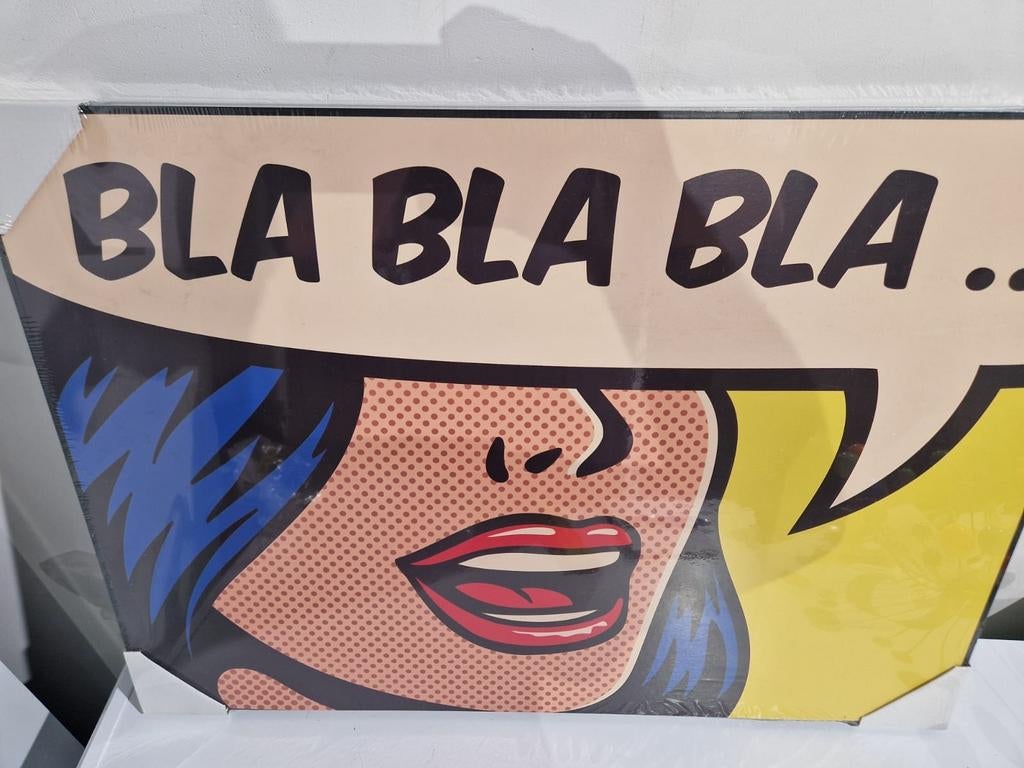 Nieuw in verpakking  ,bla bla bla naar Roy Lichtenstein 70 x, Antiek en Kunst, Ophalen of Verzenden