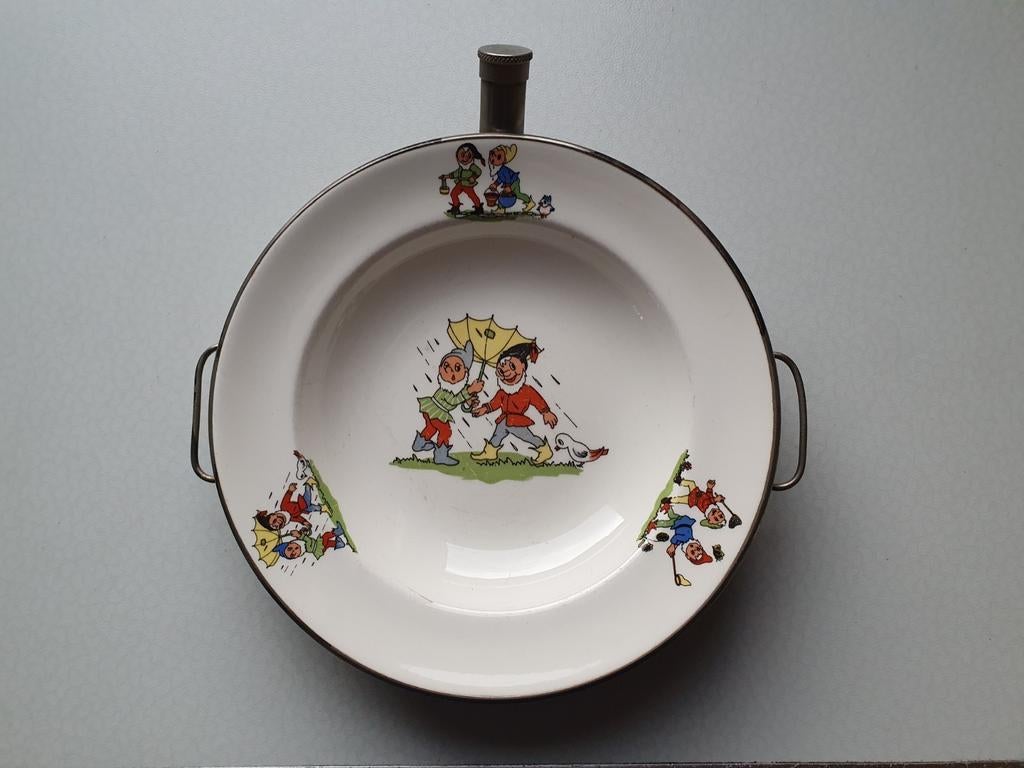 Vintage assiette á bouillie chauffante made in Holland, Enlèvement ou Envoi