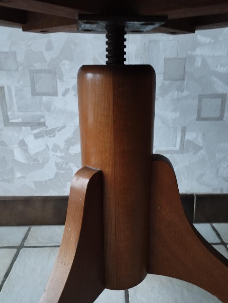 Tabouret de piano en merisier, Musique & Instruments, Enlèvement, Utilisé, Brun, Piano
