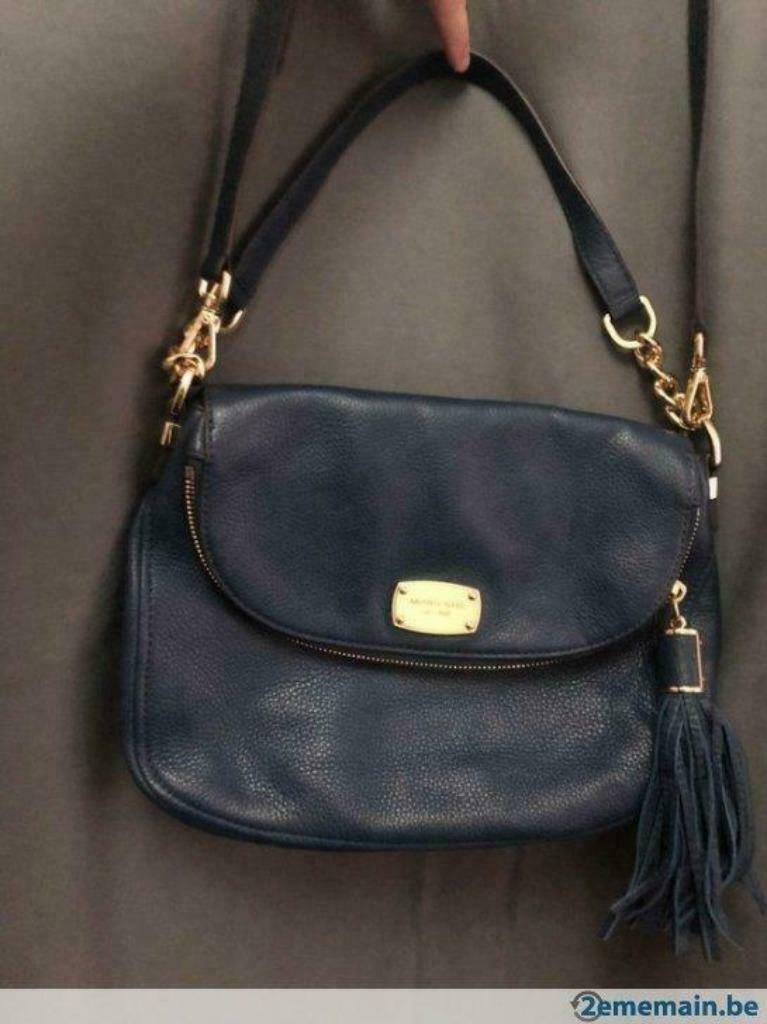 Sac Michael Kors, Envoi, Utilisé, Bleu, Sac à bandoulière