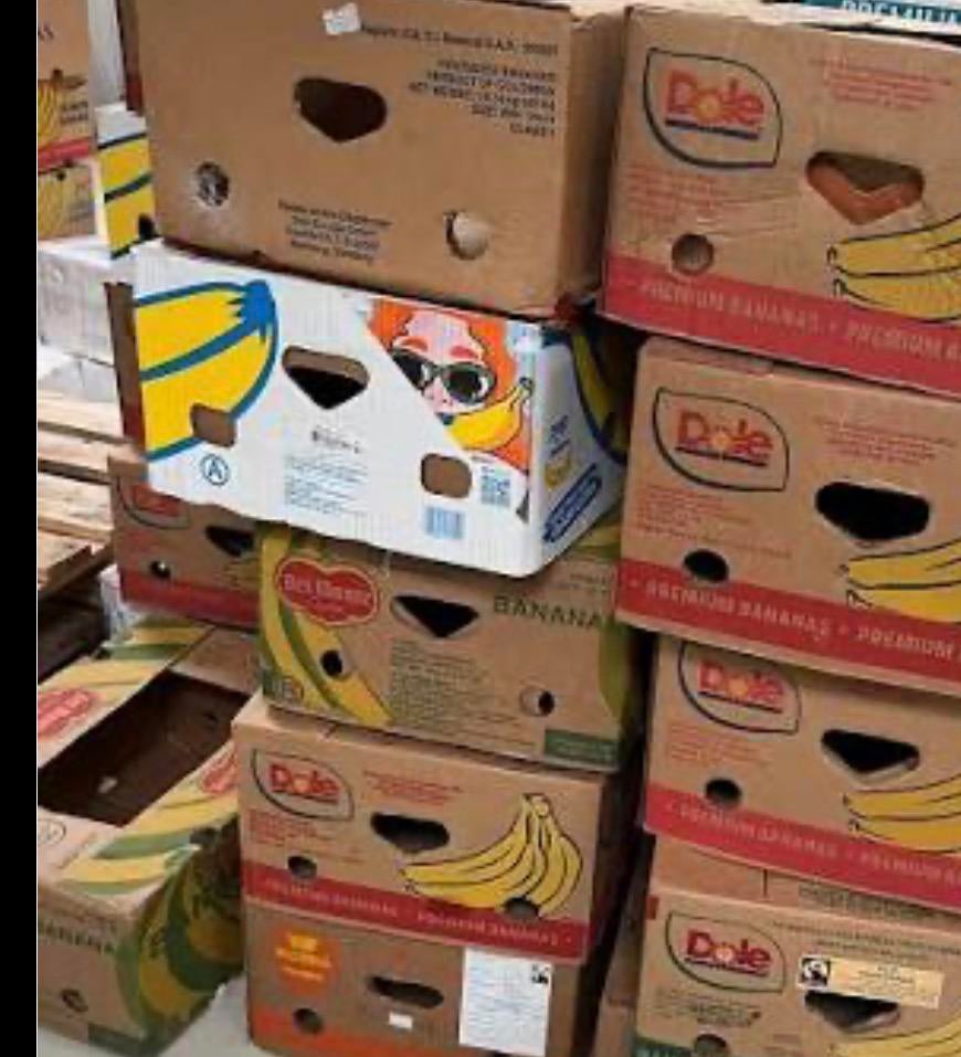 Bananendozen 20 stuks te koop, Ophalen, Zo goed als nieuw