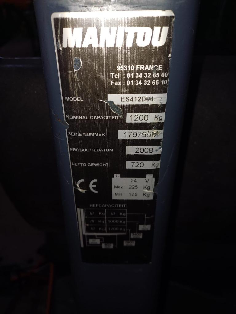 VDM&S Gerbeur électrique 1200kilo, Enlèvement ou Envoi, Électrique