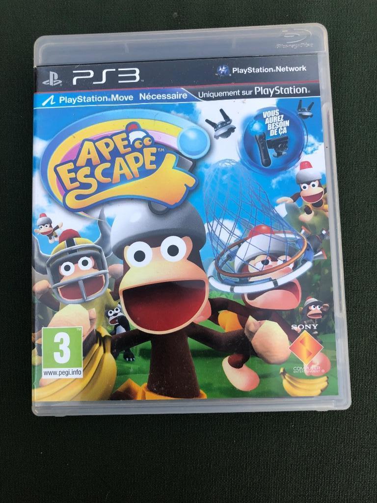 PS3 Ape Escape, Games en Spelcomputers, Games | Sony PlayStation 3, Zo goed als nieuw, Avontuur en Actie, Vanaf 3 jaar, Ophalen of Verzenden