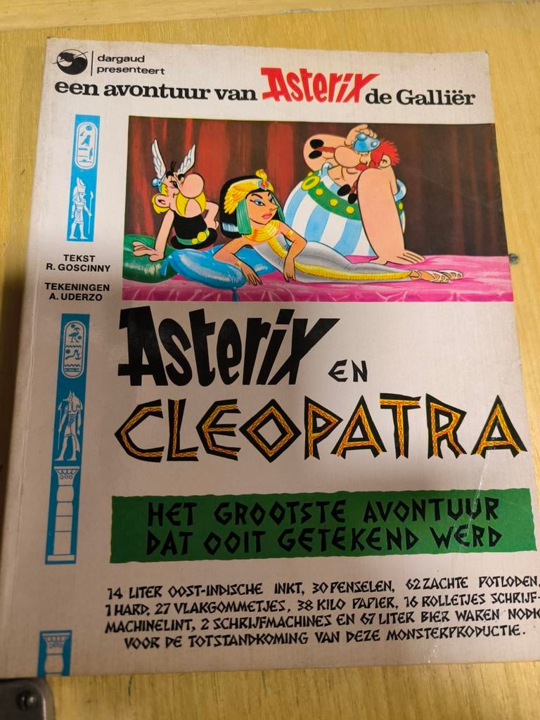 Asterix en Cleopatra, Ophalen