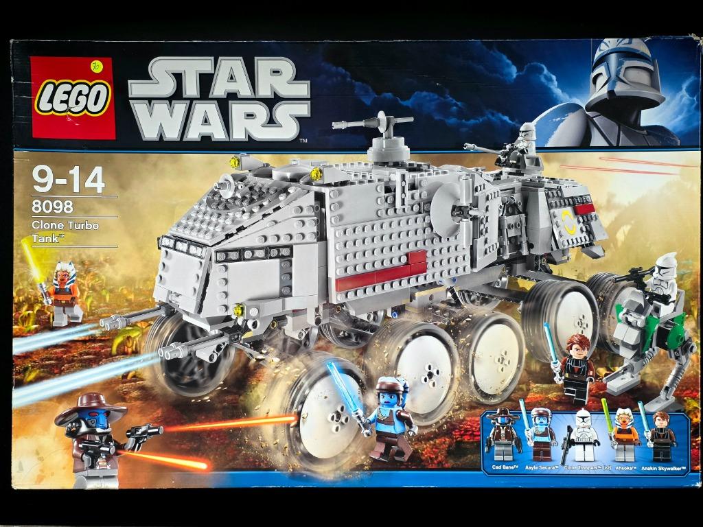 LEGO Star Wars 8098 Clone Turbo Tank 8098, Ophalen of Verzenden, Zo goed als nieuw, Complete set, Lego