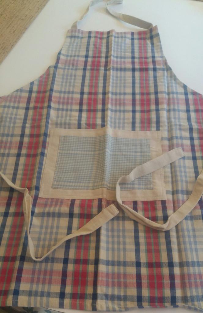 keukenschort nieuw 100% katoen, Ophalen of Verzenden, Nieuw, Overige kleuren, Schort