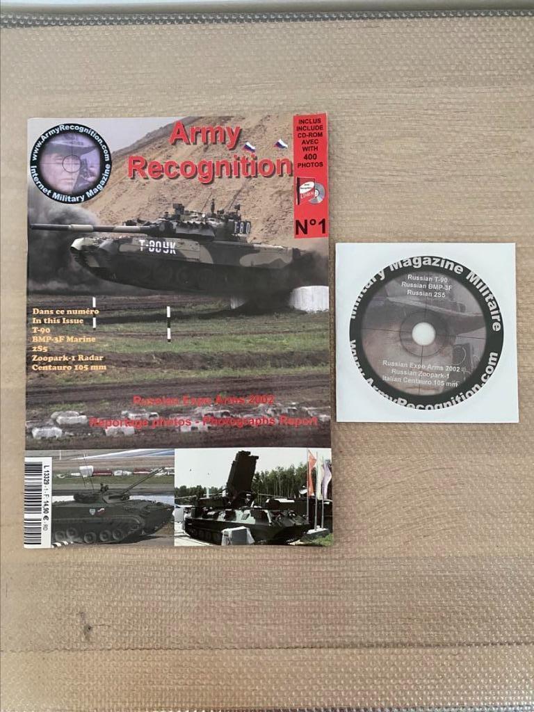 Magazine Army Recognition n 1, Verzamelen, Ophalen of Verzenden, Landmacht, Boek of Tijdschrift