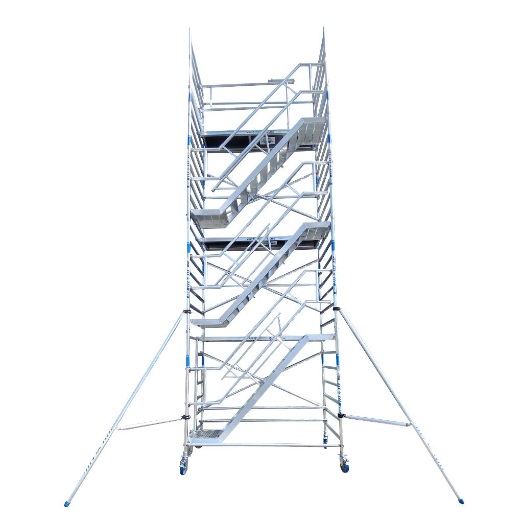 trappen toren stelling, Doe-het-zelf en Bouw, Ladders en Trappen, Ophalen of Verzenden, Zo goed als nieuw, Trap, 4 meter of meer