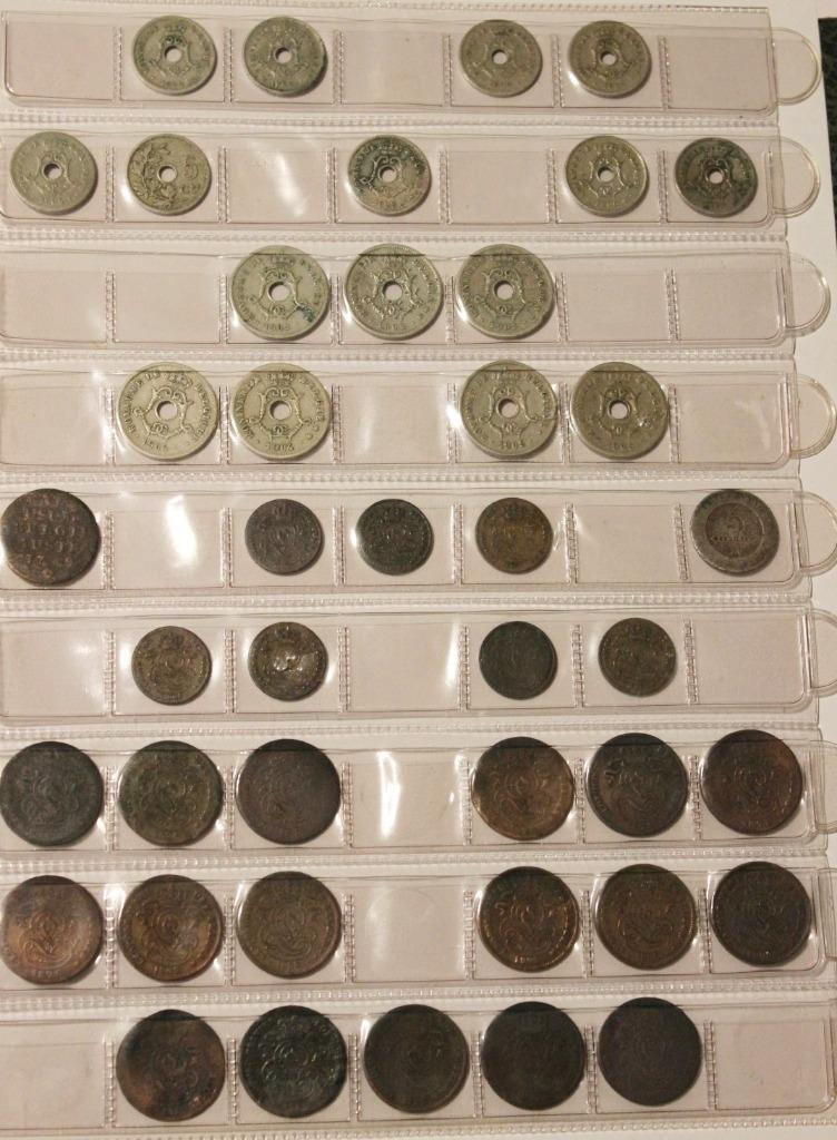 munten Belgie 6 x 5 cent, 6 x 10 cent, 4 x 1 cent,7 x 2 cent, Ophalen of Verzenden, Overig, Setje