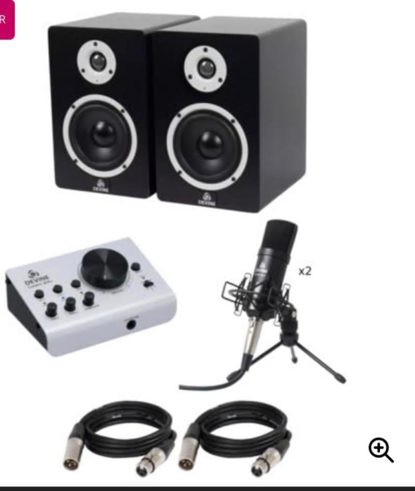 Devine Studio Set – Ideaal voor Podcast / Opnames, Enlèvement ou Envoi, Comme neuf