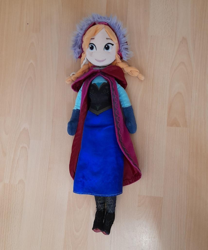 Knuffel Anna (Frozen) - 55cm, Kinderen en Baby's, Speelgoed | Knuffels en Pluche, Ophalen of Verzenden, Zo goed als nieuw, Overige typen