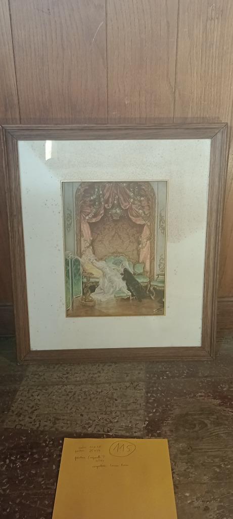 Gravure Lucius Rossi, 50x58, n115, Enlèvement ou Envoi, Portrait, Gravure, Original