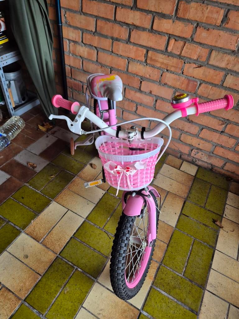 Roze kinderfiets, Fietsen en Brommers, Ophalen