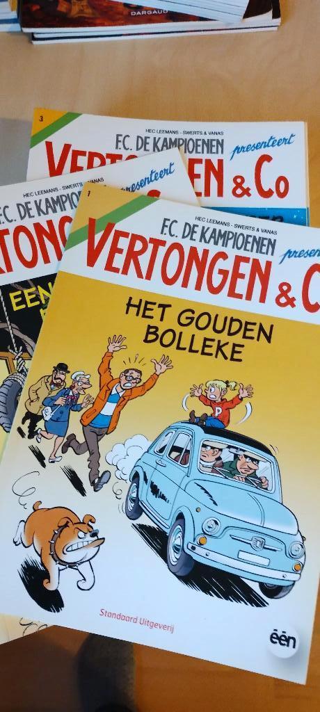 Vertongen &  co, Boeken, Meerdere stripboeken, Ophalen of Verzenden, Nieuw, Hec Leemans (FC De Kampioenen)