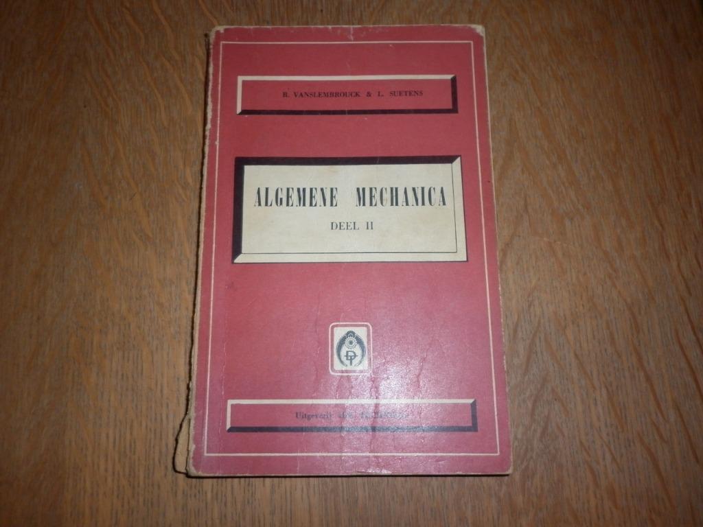 algemene mechanica, Boeken, Ophalen of Verzenden