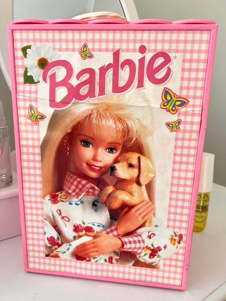 Armoire portable dressing Barbie vintage, Enlèvement