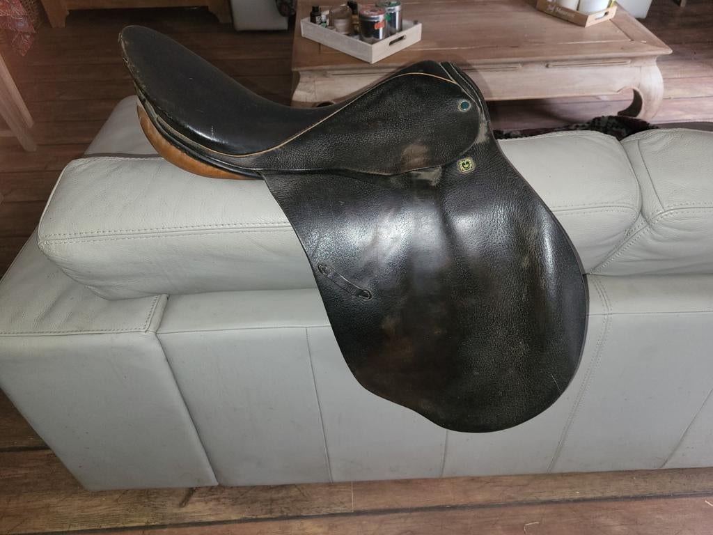 stubben springzadel 18inch ,, Dieren en Toebehoren, Ophalen, Gebruikt, Springen