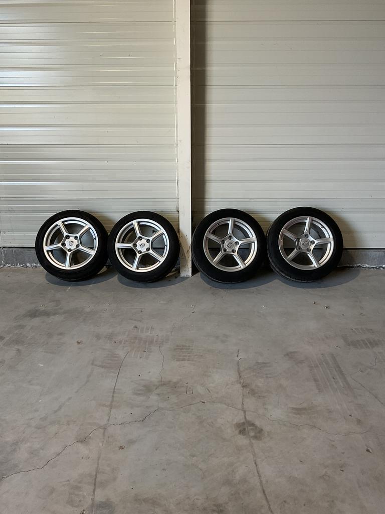 Porsche boxster/ cayman velgen, Ophalen, 18 inch, Gebruikt, 265 mm