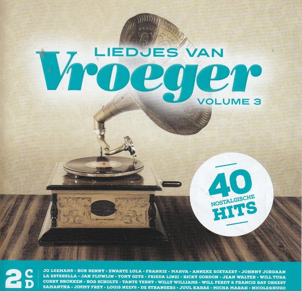 40 nostalgische hits op Liedjes van Vroeger vol. 3 of 4, Cd's en Dvd's, Verzenden, Nederlandstalig