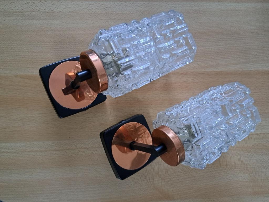 Wandarmatuur vintage Philips, Ophalen, Gebruikt, Glas