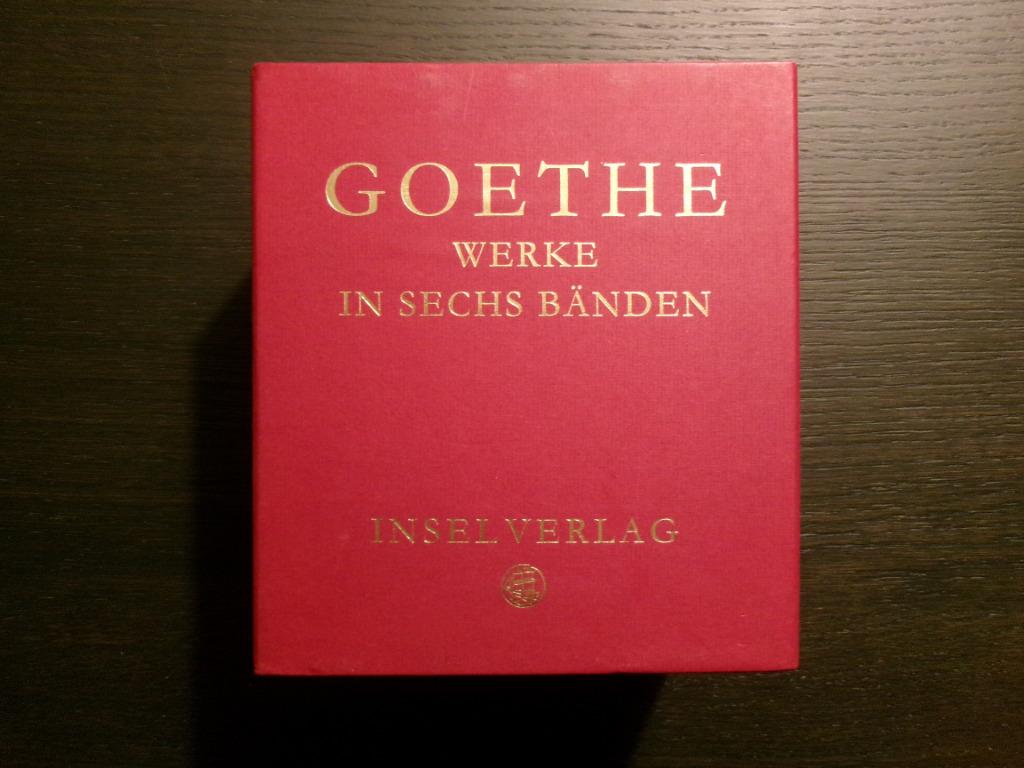 Goethe   -Werke in sechs bänden-  Inselverlag, Ophalen of Verzenden