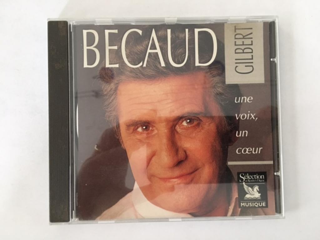 CD Gilbert Becaud - une voix, un coeur, Enlèvement ou Envoi, Utilisé