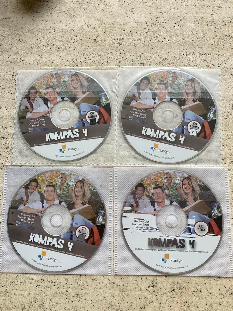 Kompas 4 neerlandais 3 cd audio 1 cd rom