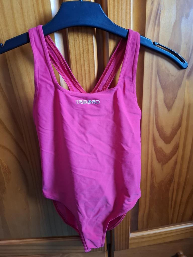 Maillot Tribord rose taille 10 ans, Kinderen en Baby's, Kinderkleding | Kinder-zwemkleding, Ophalen, Gebruikt, Meisje, Badpak