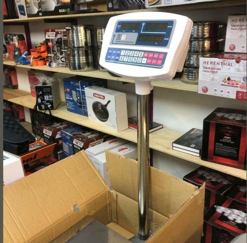 Digitale industrie weegschaal 150kg, Ophalen of Verzenden, Nieuw