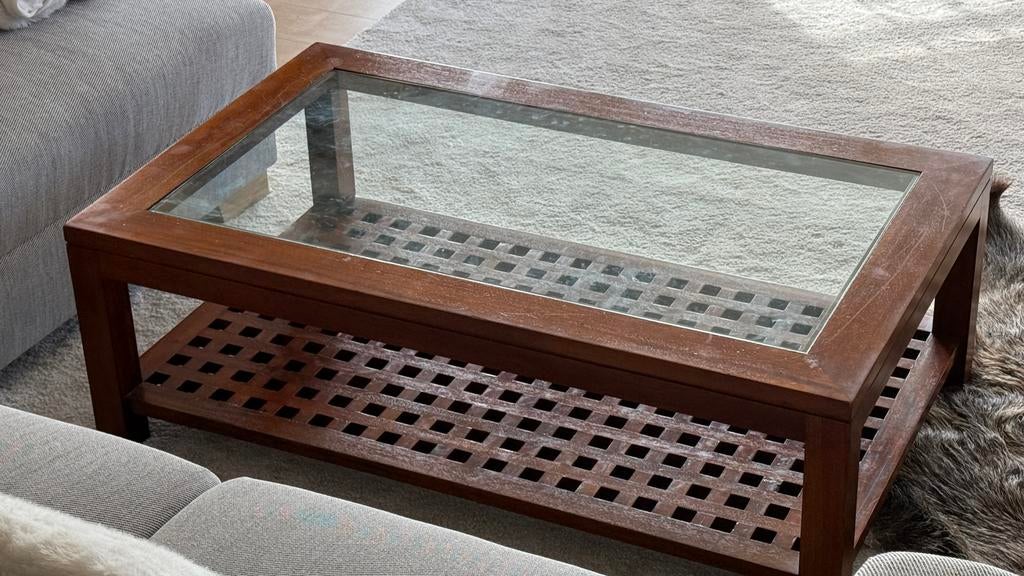 Table basse de salon 123x75x41cm, Enlèvement, Comme neuf
