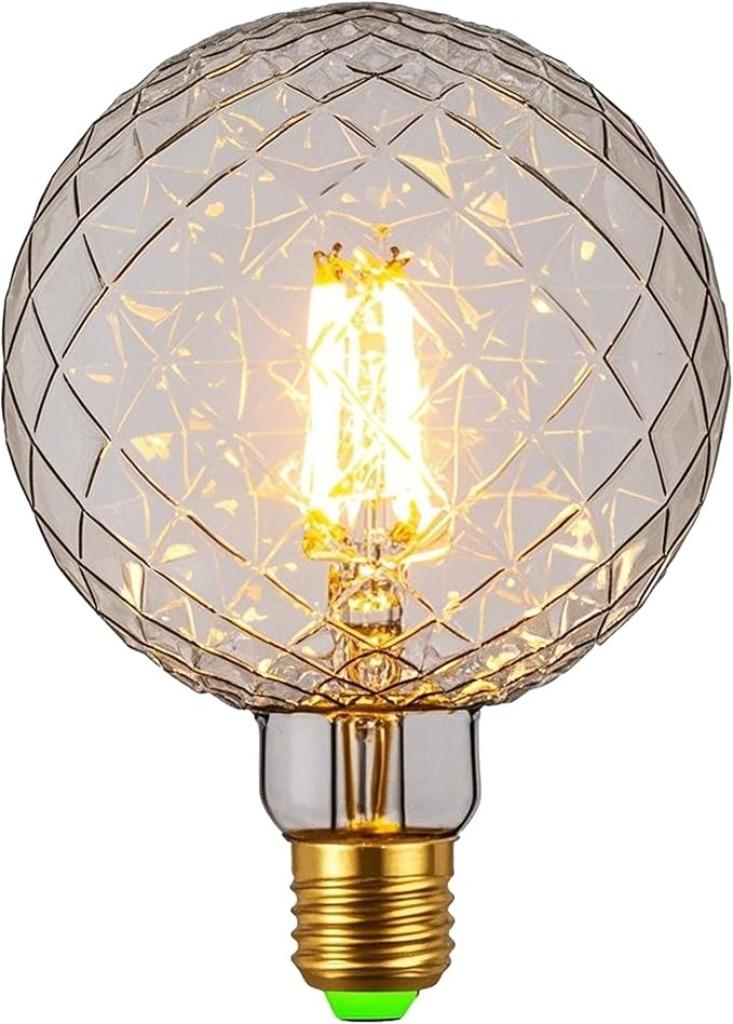 Tianfan Grote Edison kristallen LED lamp GRATIS LEVERING, Huis en Inrichting, 30 tot 60 watt, RETRO, Led-lamp, Verzenden