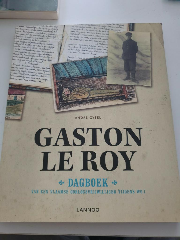 Gaston Le Roy - DAGBOEK oorlogsvrijwilliger tijdens WO 1, Tweede Wereldoorlog, Ophalen of Verzenden, Zo goed als nieuw, Gaston Le Roy