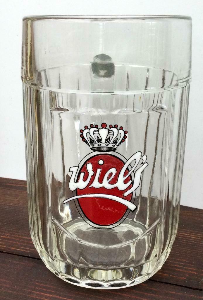 bier brouwerij kroes Wiel's email Wielemans Ceuppens  Brusse, Verzamelen, Glas en Drinkglazen, Ophalen of Verzenden, Zo goed als nieuw