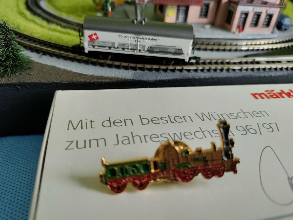 Märklin Mini-Club modeltreinen Z Jaarwagon ,1997, Gelijkstroom, Wagon, Ophalen of Verzenden, Zo goed als nieuw