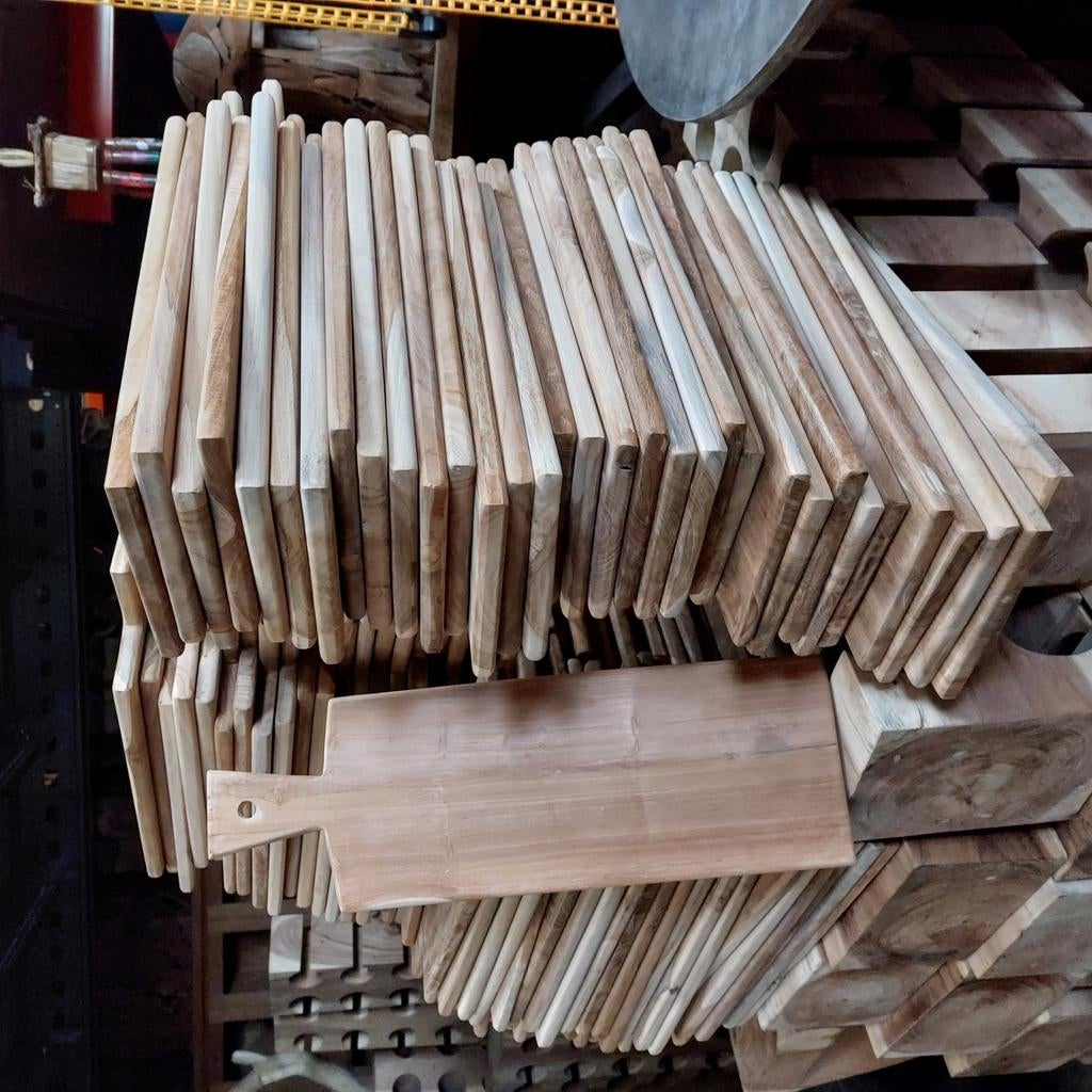 Teak plank, Tapasplank 60 x 20cm, Huis en Inrichting, Ophalen of Verzenden