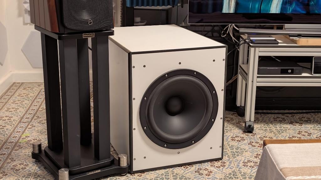 SB Acoustics SB34NRX75-6 isobare passieve subwoofers (2x), Audio, Tv en Foto, Luidsprekerboxen, Ophalen, Zo goed als nieuw, Subwoofer