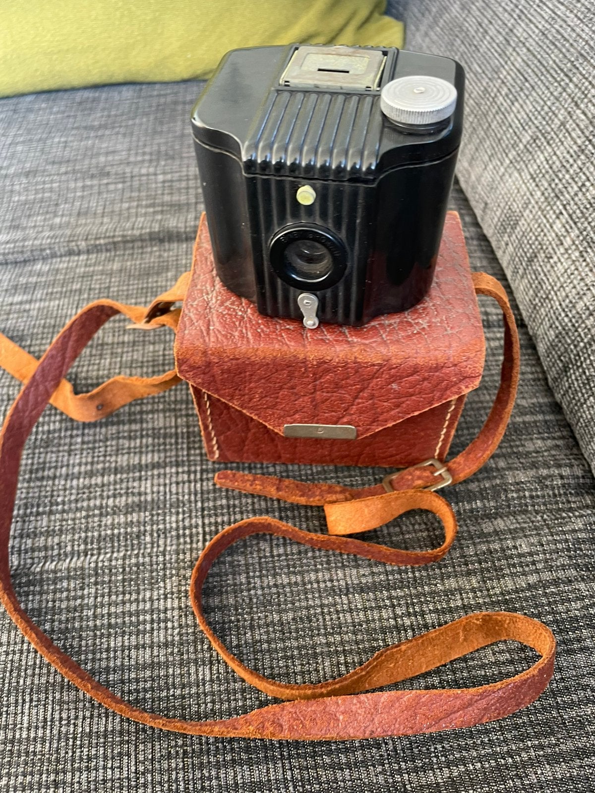 Oude foto camera, Ophalen