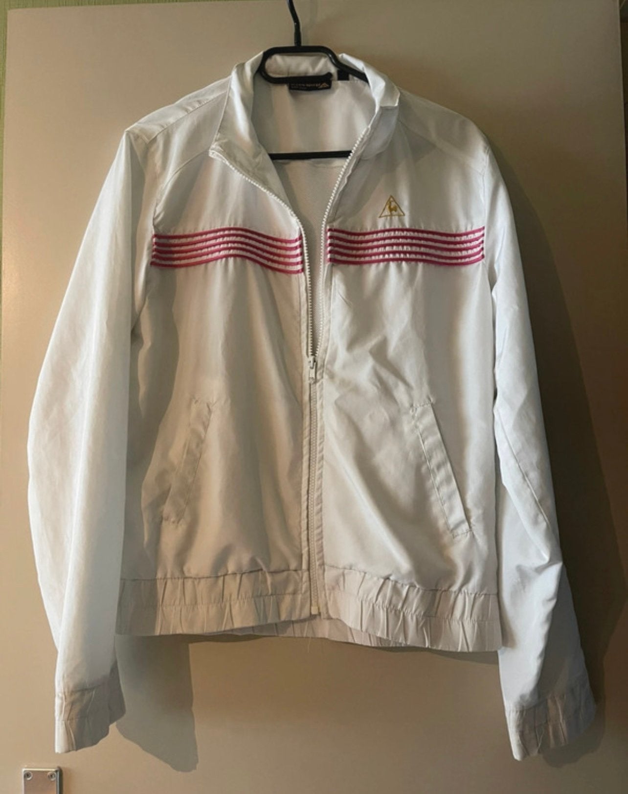 Veste sportive Le Coq, Enlèvement ou Envoi, Neuf, Taille 38/40 (M), Blanc